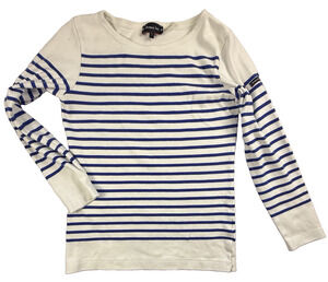 Armor Lux Breton Striped Long Sleeve size 1 Small Mariniere Nautical French Girl
